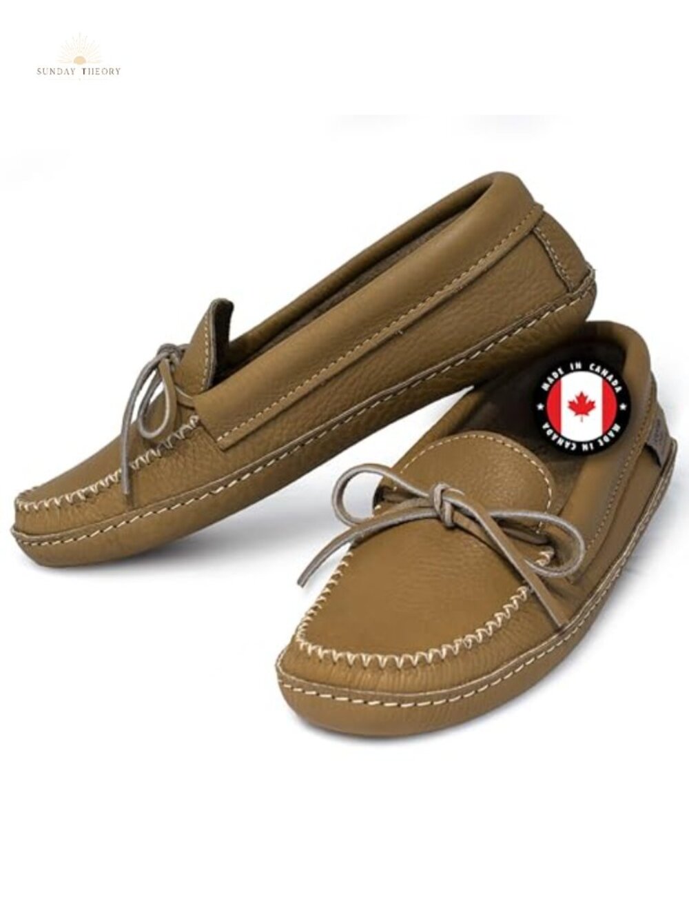 Genuine Leather Mocc for Women Handmade in Canada Indoor Comfort